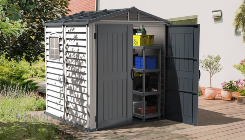 vinyl outdoor shed